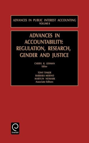 Advances in Accountability Regulation, Research, Gender and Justice
