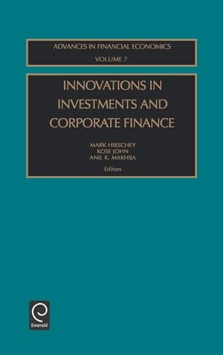 Innovations in Investments and Corporate Finance
