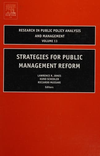 Strategies for Public Management Reform