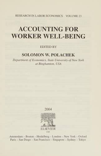 Accounting for Worker Well-Being