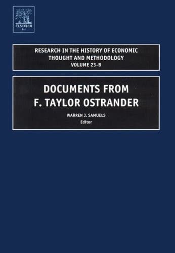 Documents from F. Taylor Ostrander