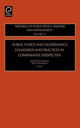 Public Ethics and Governance Standards and Practices in Comparative Perspective