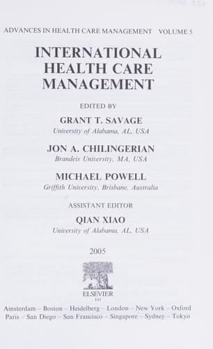 International Health Care Management