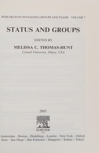 Status and Groups