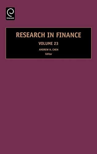 Research in Finance