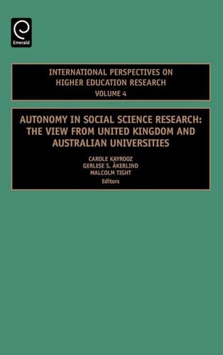 Autonomy in Social Science Research The View from United Kingdom and Australian Universities