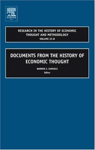 Documents from the History of Economic Thought