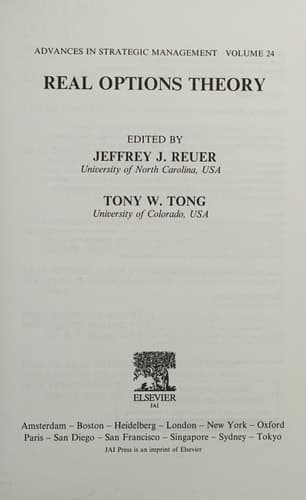Real Options Theory