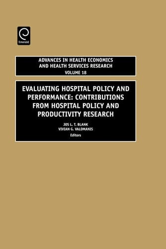 Evaluating Hospital Policy and Performance Contributions from Hospital Policy and Productivity Research