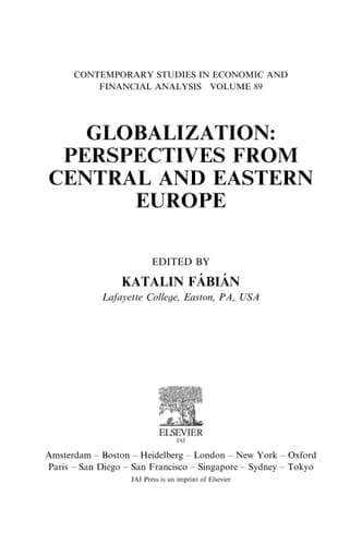 Globalization Perspectives from Central and Eastern Europe