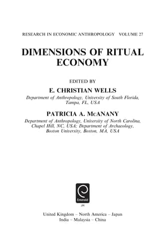 Dimensions of Ritual Economy