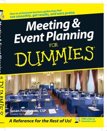 Meeting and Event Planning For Dummies