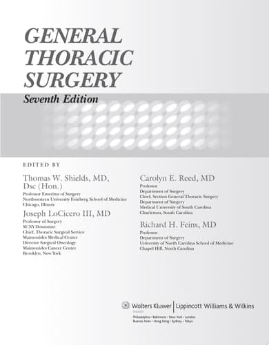 General Thoracic Surgery