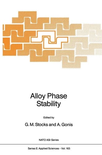 Alloy Phase Stability (NATO Science Series E:, 163)