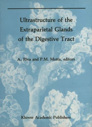 Ultrastructure of the Extraparietal Glands of the Digestive Tract (Electron Microscopy in Biology and Medicine)