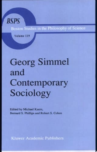 Georg Simmel and Contemporary Sociology