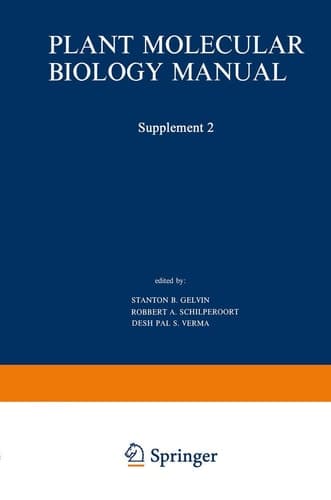Plant Molecular Biology Manual Update 1