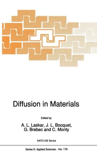 Diffusion in Materials (NATO Science Series E:, 179)