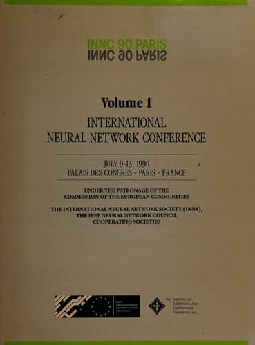 INNC 90 PARIS Volume 2 International Neural Network Conference July 9–13, 1990 Palais Des Congres - Paris - France