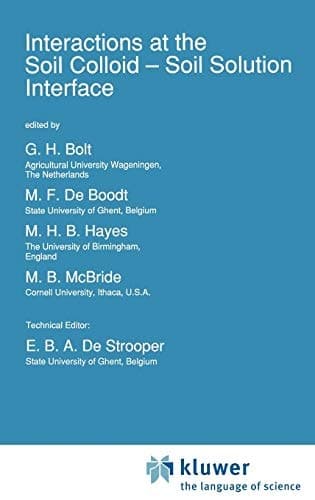 Interactions at the Soil Colloid Soil Solution Interface