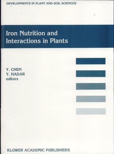 Iron Nutrition and Interactions in Plants “Proceedings of the Fifth International Symposium on Iron Nutrition and Interactions in Plants”, 11–17 June 1989, Jerusalem, Israel, 1989