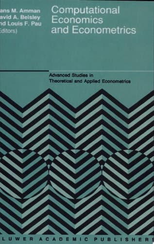 Computational Economics and Econometrics