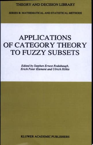 Applications of Category Theory to Fuzzy Subsets