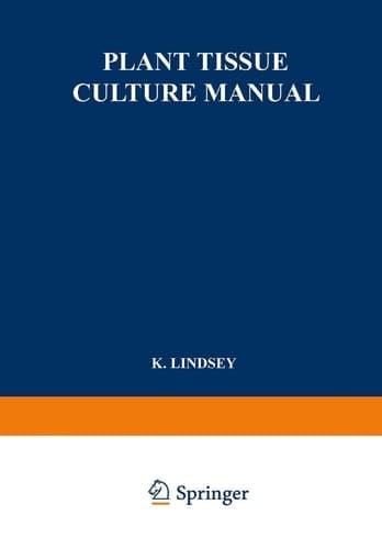 Plant Tissue Culture Manual Supplement 2