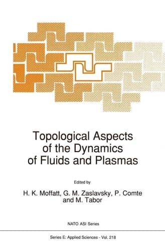 Topological Aspects of the Dynamics of Fluids and Plasmas (NATO Science Series E:, 218)