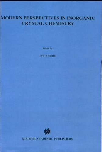 Modern Perspectives in Inorganic Crystal Chemistry