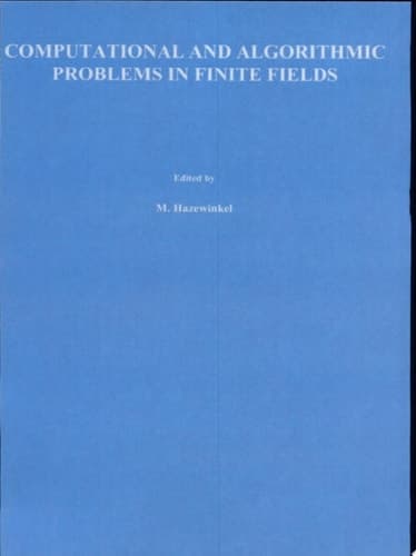 Computational and Algorithmic Problems in Finite Fields
