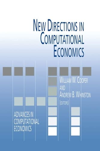 New Directions in Computational Economics (Advances in Computational Economics, 4)