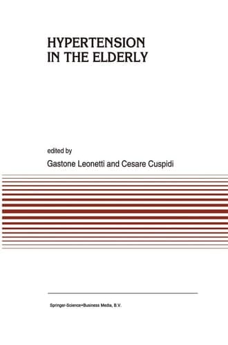 Hypertension in the Elderly (Developments in Cardiovascular Medicine, 157)