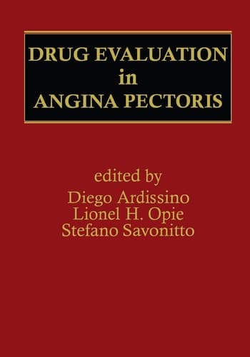 Drug Evaluation in Angina Pectoris (Developments in Cardiovascular Medicine, 158)