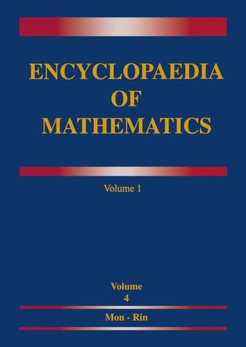 Encyclopaedia of Mathematics Monge — Ampère Equation — Rings and Algebras