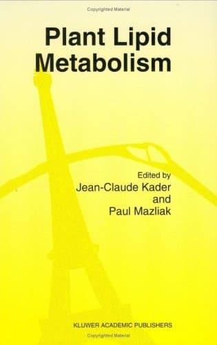 Plant Lipid Metabolism