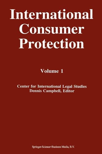 International Consumer Protection Volume 1