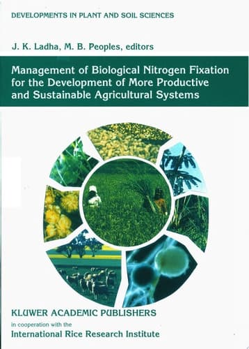 Management of Biological Nitrogen Fixation for the Development of More Productive and Sustainable Agricultural Systems Extended Versions of Papers Presented at the Symposium on Biological Nitrogen Fixation for Sustainable Agriculture at the 15th Congress of Soil Science, Acapulco, Mexico, 1994