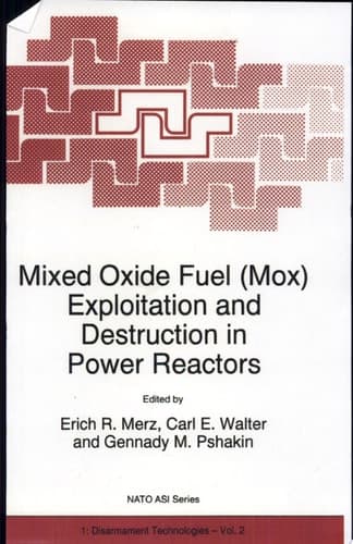 Mixed Oxide Fuel (Mox) Exploitation and Destruction in Power Reactors