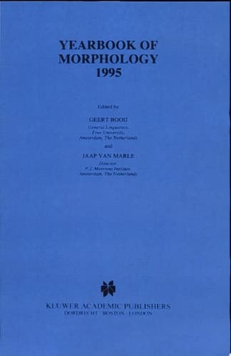 Yearbook of Morphology 1995