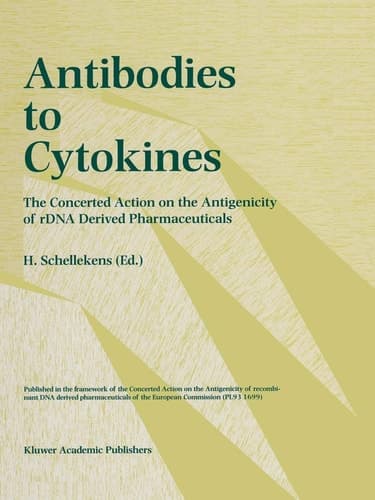 Antibodies in Cytokines The concerted action on the antigenicity of rDNA derived pharmaceuticals