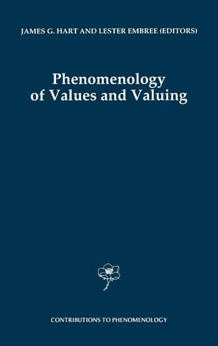 Phenomenology of Values and Valuing
