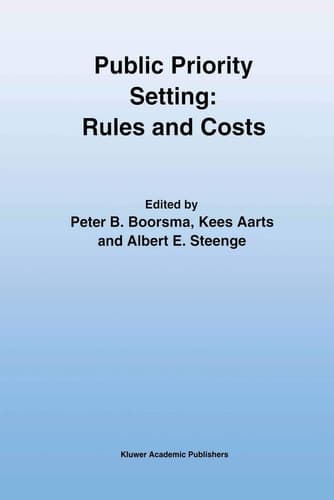 Public Priority Setting: Rules and Costs