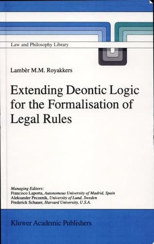 Extending Deontic Logic for the Formalisation of Legal Rules