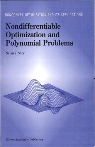 Nondifferentiable Optimization and Polynomial Problems