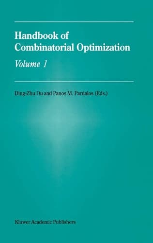Handbook of Combinatorial Optimization