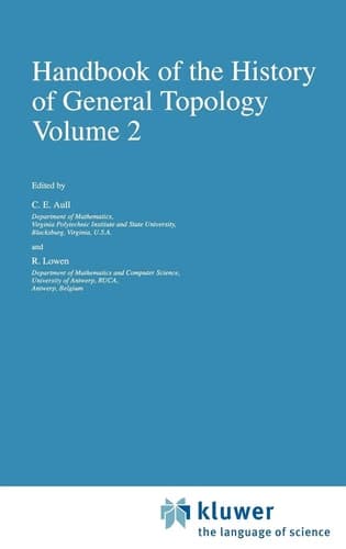 Handbook of the History of General Topology