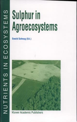 Sulphur in Agroecosystems