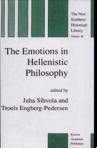 The Emotions in Hellenistic Philosophy