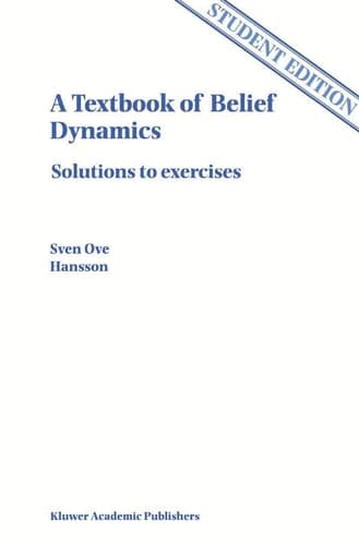 A Textbook of Belief Dynamics Solutions to exercises